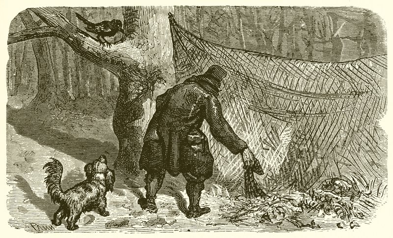 Le Chasseur et le Merle - Ernest Henry Griset