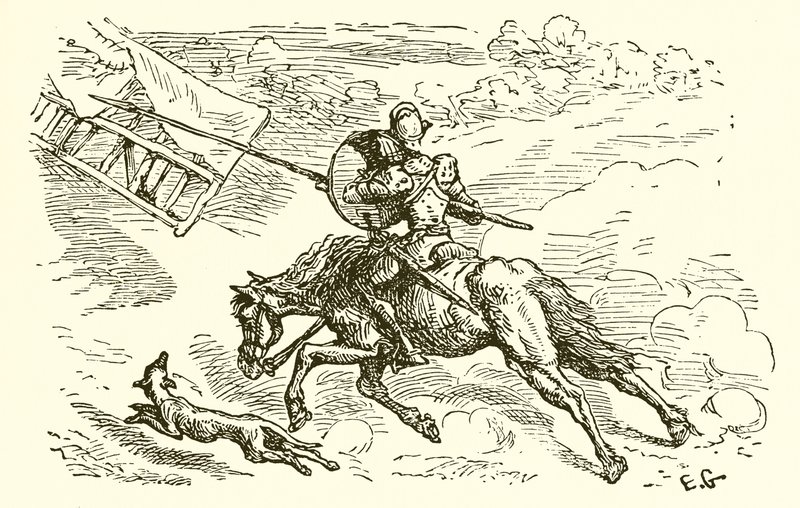 Le Chevalier et son destrier - Ernest Henry Griset