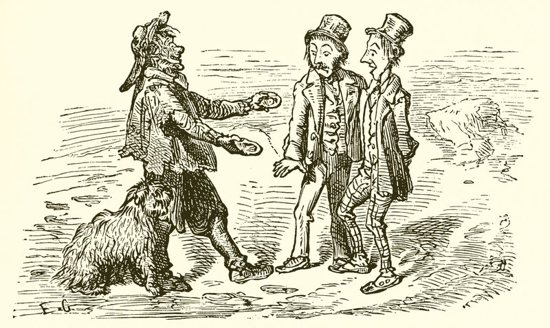 Les deux voyageurs et l