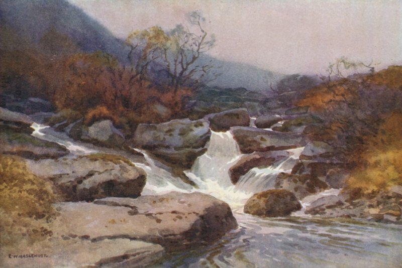 Un ruisseau de Dartmoor - Ernest William Haslehust