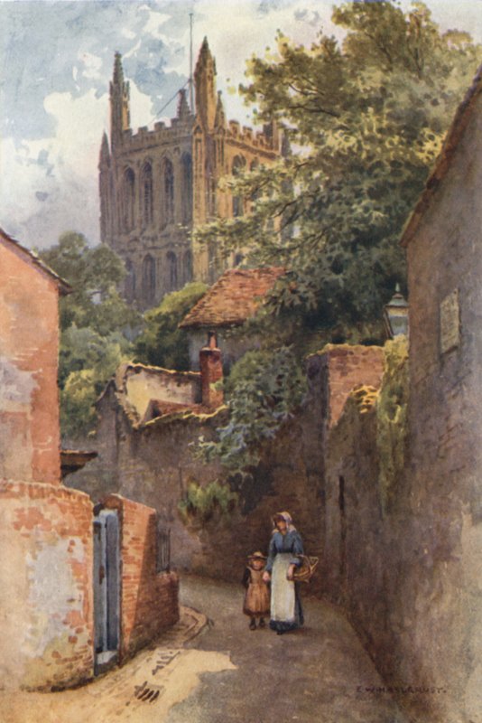 Rue Gwynne depuis le Site de la Naissance de Nell Gwynne - Ernest William Haslehust