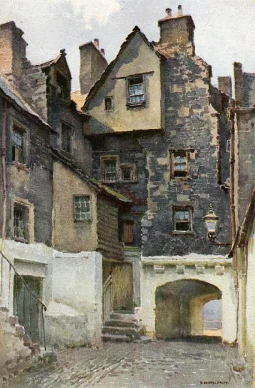 Dans Bakehouse Close : Résidence du Marquis de Huntly - Ernest William Haslehust