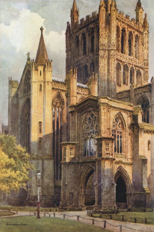 La cathédrale depuis le nord-ouest - Ernest William Haslehust