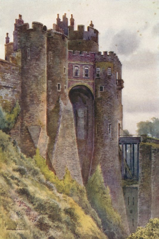 La tour du connétable, château de Douvres - Ernest William Haslehust