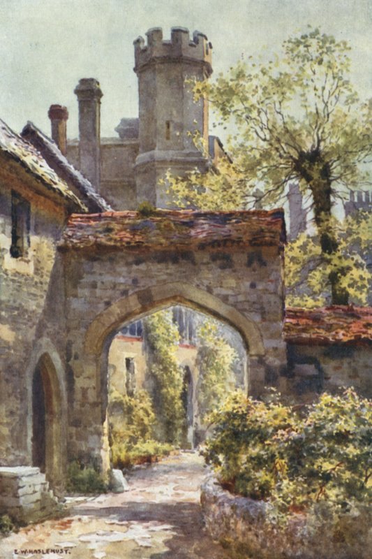 Collège de Winchester : la porte extérieure d