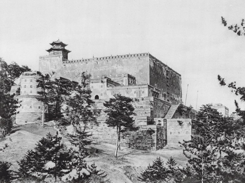 Jehol, Potala, Chihli, Bâtiment principal à Potala, Vue du sud-ouest - Ernst Boerschmann