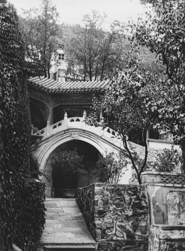Pékin, Si shan, Shih tze wo, Chihli, Jardin du monastère dans les Montagnes de l
