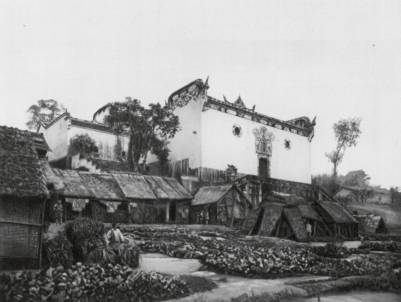 Wanhien, Huan hou kung, Szechuan, Temple commémoratif du général Chang Fei sur les hautes rives du Yangtsé - Ernst Boerschmann