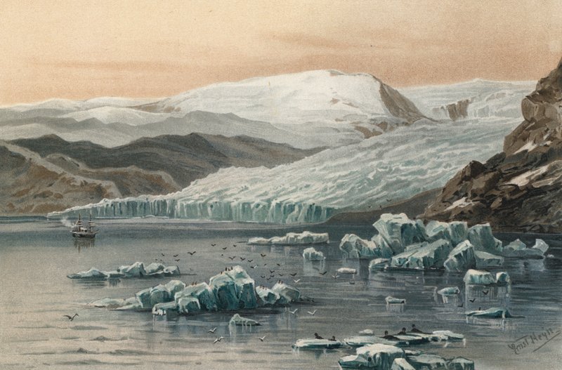 Glacier Tyndall, nord-ouest du Groenland - Ernst Heyn