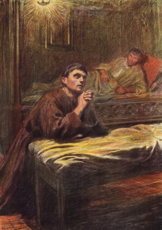 Conversion de Frère Bernard de Quintavalle - Eugene (after) Burnand