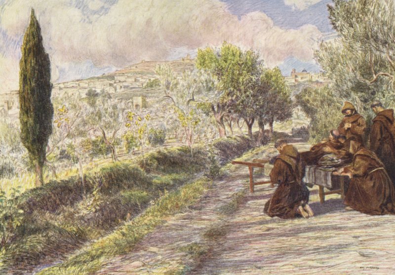 Saint François bénit la ville d