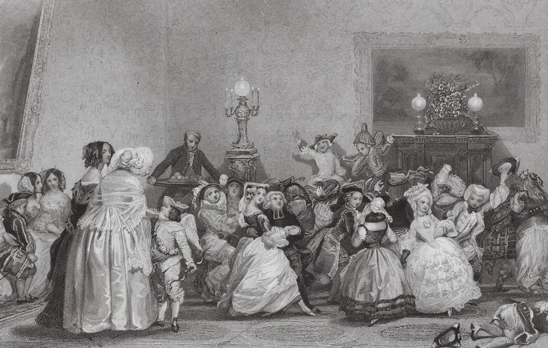 Bal de fantaisie juvénile, Paris - Eugene Louis (after) Lami