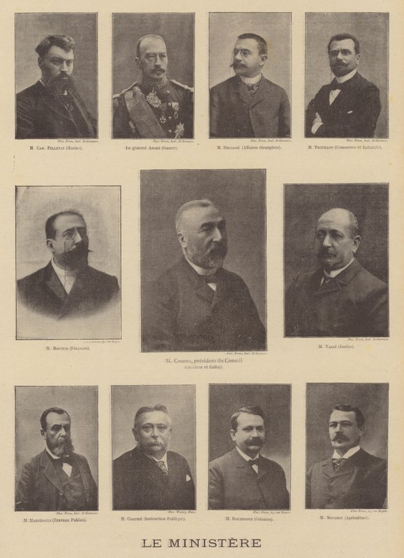 Membres du ministère du nouveau Premier ministre de France, Émile Combes - Eugene Pirou