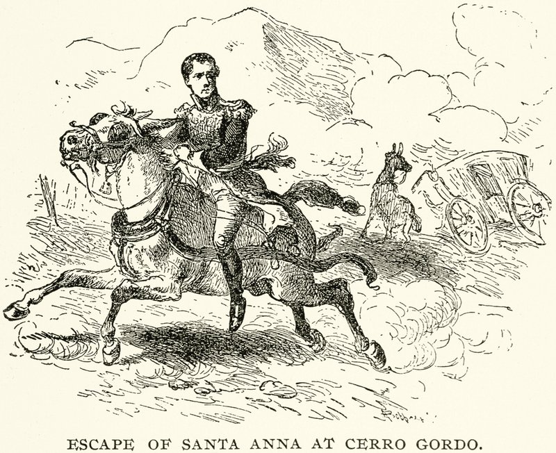 Évasion de Santa Anna à Cerro Gordo - European School