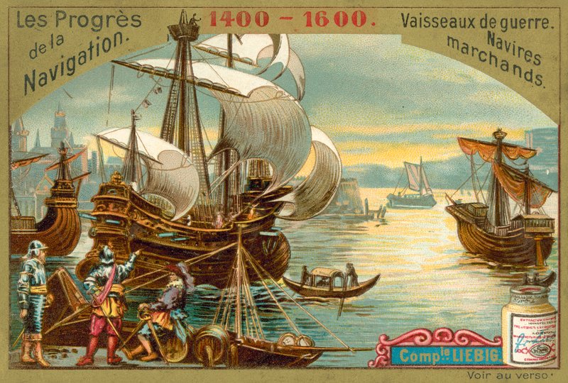 Navires marchands et navires de guerre de 1400-1600 - European School