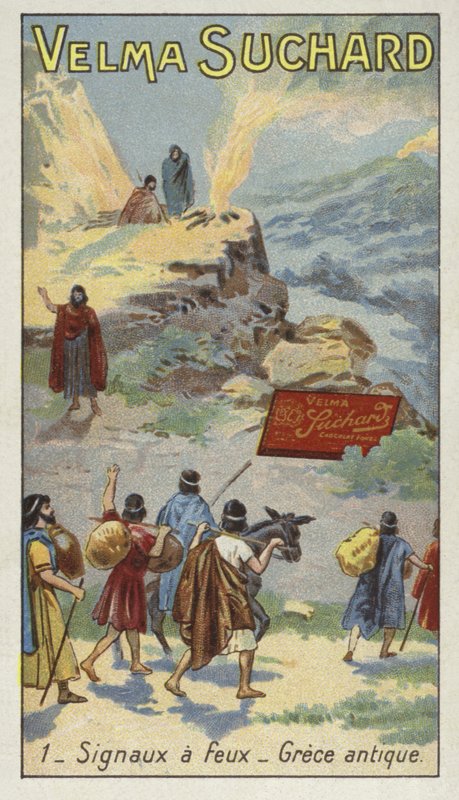 Signalisation par le feu, Grèce antique - European School
