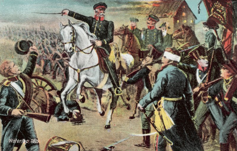 Waterloo 1815, le maréchal Blücher dans la bataille de Waterloo - European School