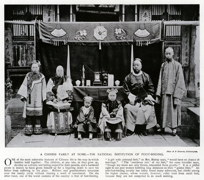 Une famille chinoise à la maison, l