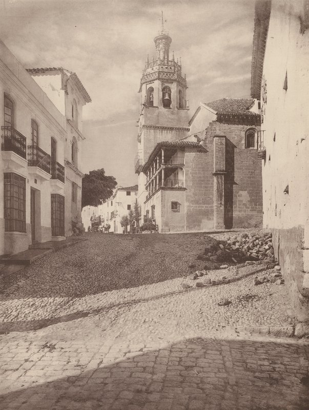 Eglise Santa Maria la Mayor, A Ronda (photo n/b) - European Photographer