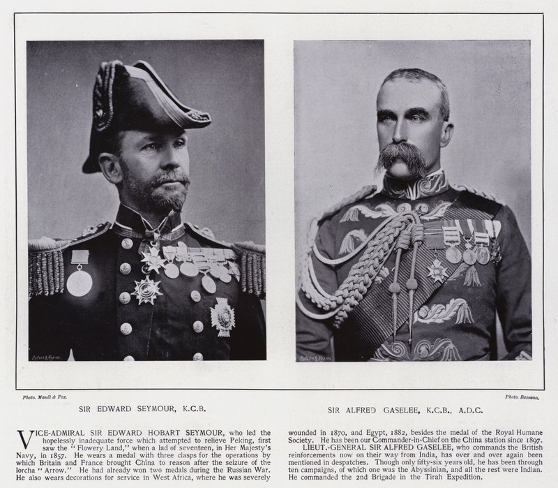 Sir Edward Seymour, Sir Alfred Gaselee - European Photographer