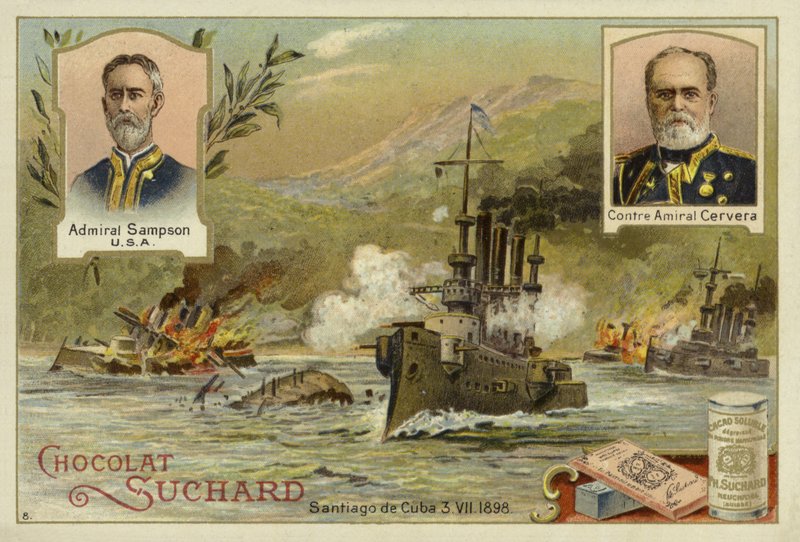Amiraux William Sampson et Pascual Cervera, et la bataille de Santiago de Cuba, Guerre hispano-américaine, 3 juillet 1898 - European School