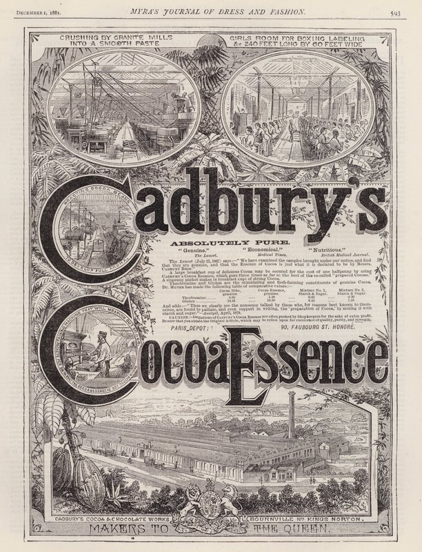 Publicité pour le Cacao Essence de Cadbury - European School