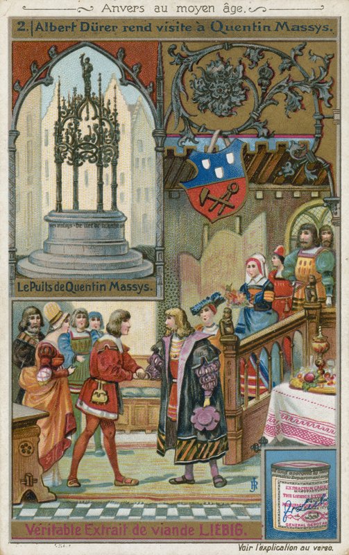 Albrecht Dürer rendant visite à Quentin Matsys, 1520 - European School