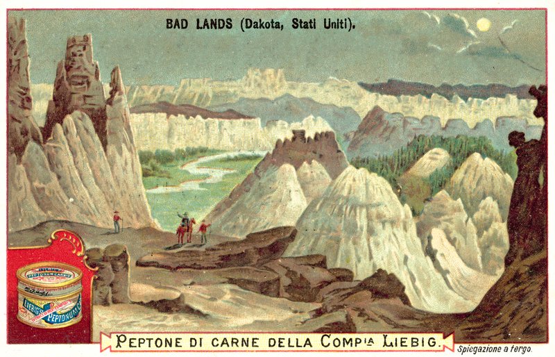 Badlands, Dakota du Sud, USA - European School