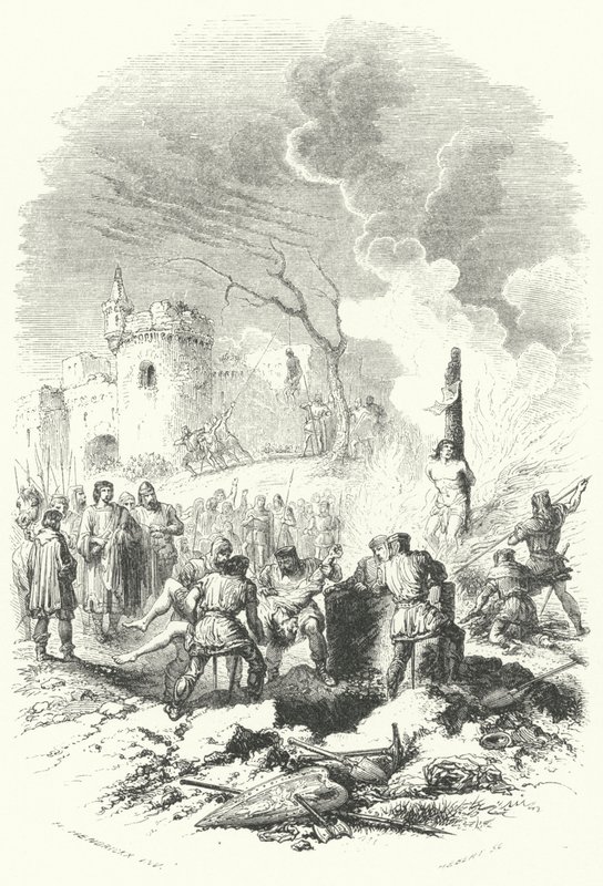Baudouin V, comte de Hainaut, rétablissant l