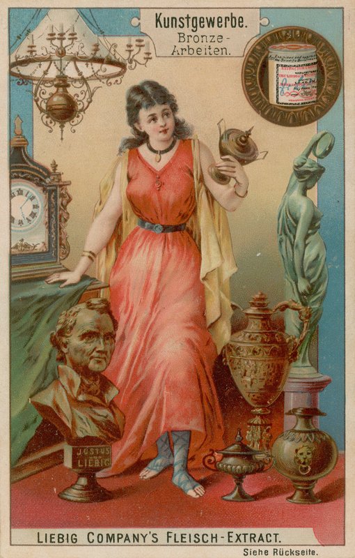 Travail du bronze (chromolithographie) - European School
