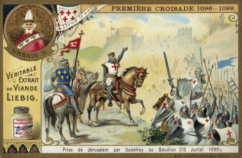 Prise de Jérusalem par Godefroy de Bouillon, Première Croisade, 15 juillet 1099 - European School