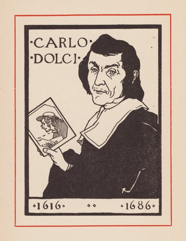 Carlo Dolci, artiste baroque italien (lithographie) - European School