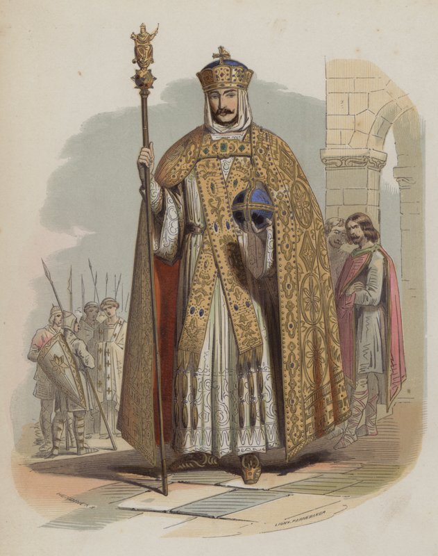 Charlemagne, roi des Francs et empereur romain germanique - European School