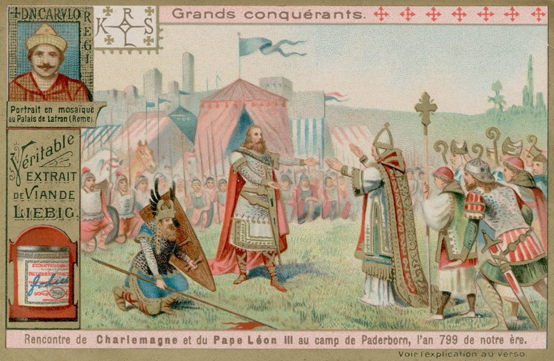 Charlemagne, Empereur du Saint-Empire Romain - European School