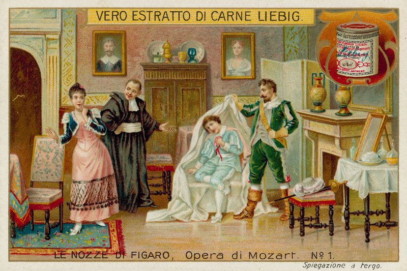 Chérubin, le comte, Suzanne et Basilio - European School