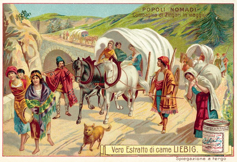 Compagnie de gitans en voyage - European School