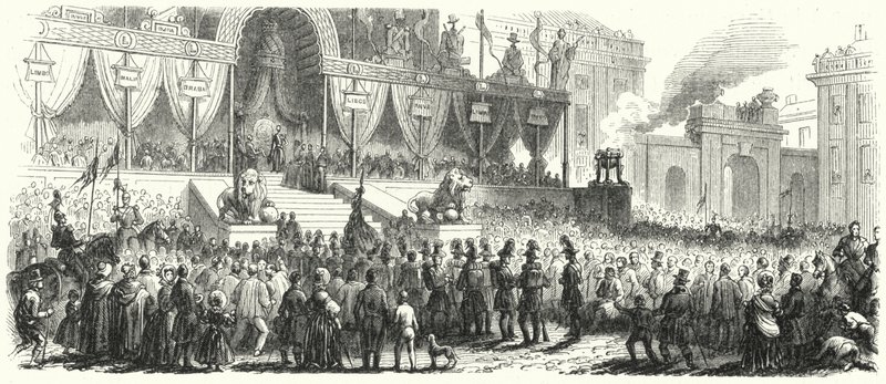 Couronnement de Léopold Ier, roi des Belges - European School