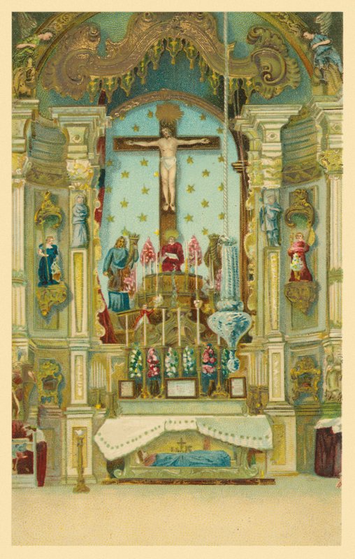 Christ crucifié au-dessus d