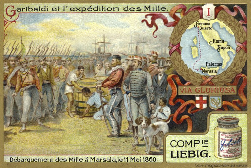 Débarquement des mille, Marsala, Sicile, 11 mai 1860 - European School