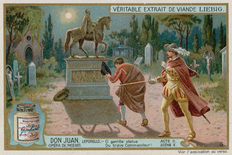 Don Giovanni invite la statue du Commandeur à dîner - European School