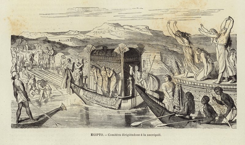 Égypte - Discours à la délégation à la nécropole - European School