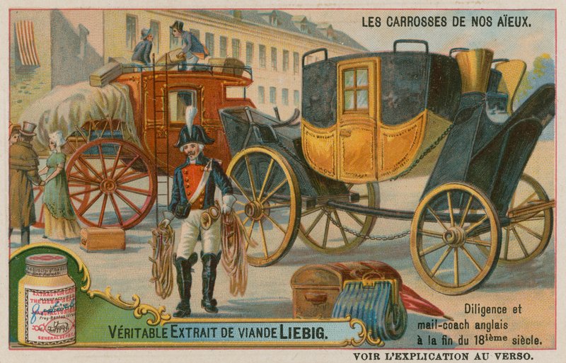 Diligence anglaise et poste du XVIIIe siècle - European School