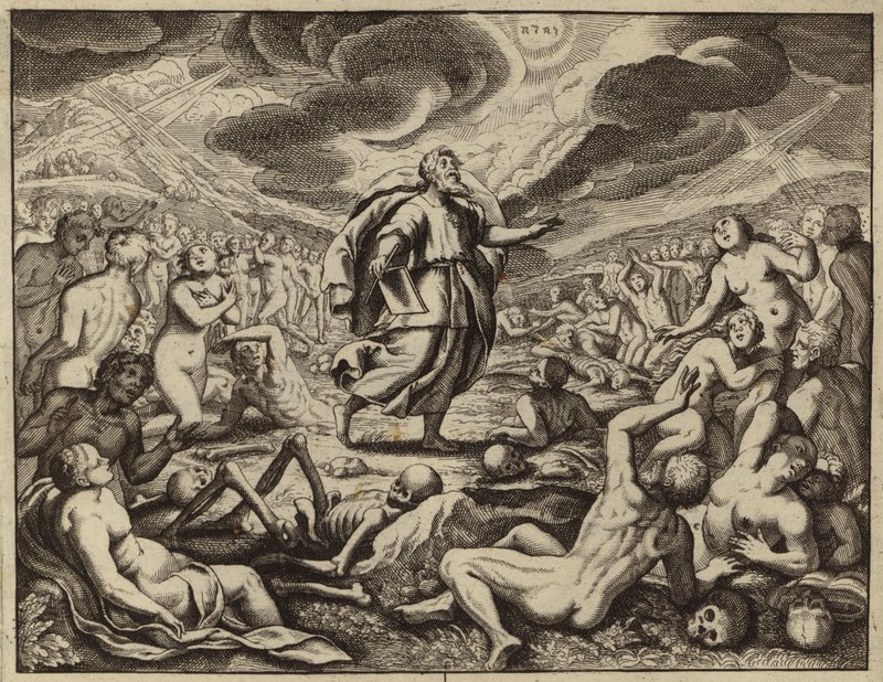 Ézéchiel dans la vallée des ossements desséchés - European School