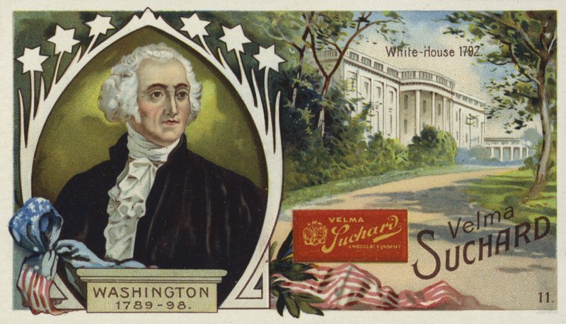 George Washington, premier président des États-Unis, et la Maison-Blanche, Washington DC - European School