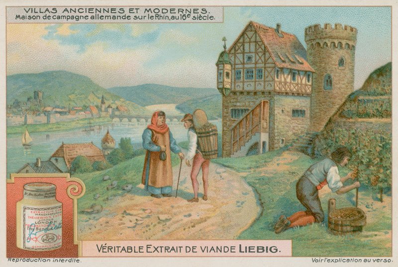 Villa allemande sur le Rhin au XVIe siècle - European School