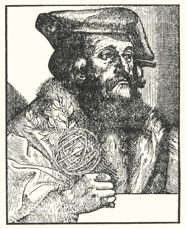 Girolamo Fracastoro, auteur du poème « Syphilis sive Morbus Gallicus » (gravure) - European School
