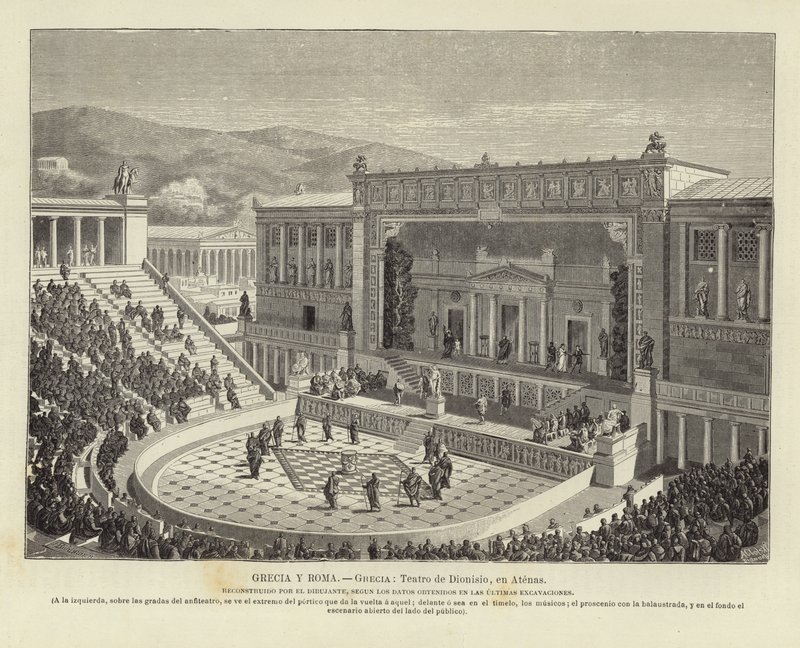 Grèce et Rome - Grèce : Théâtre de Dionysos à Athènes - European School