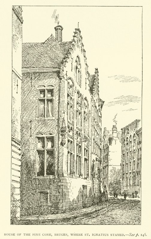 Maison de la Pomme de Pin, Bruges, où Saint Ignace a séjourné - European School