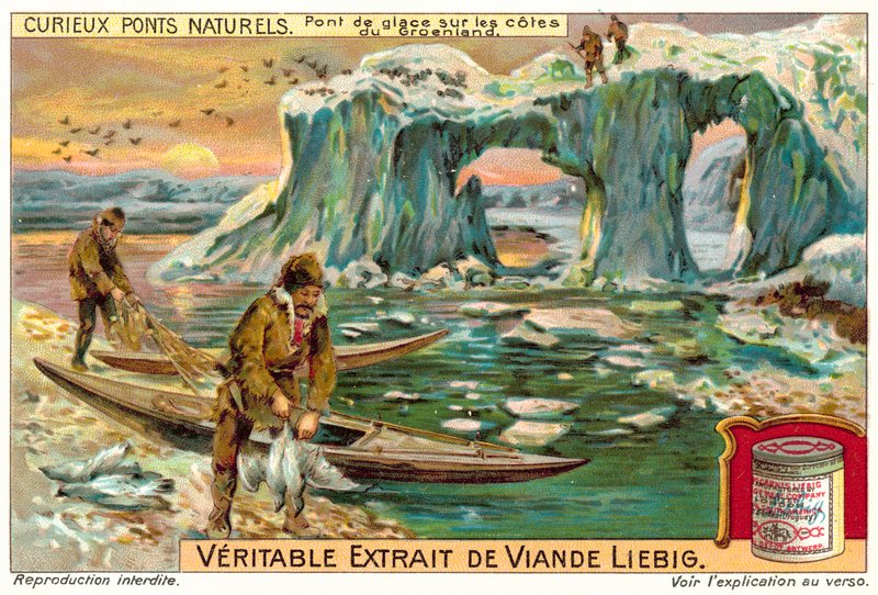 Pont de glace sur la côte du Groenland - European School