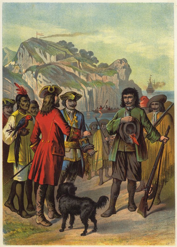 Illustration de Robinson Crusoé - European School